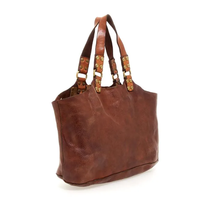 Women Atena Cognac Campomaggi Handbags Women Atena Cognac Campomaggi Handbags
