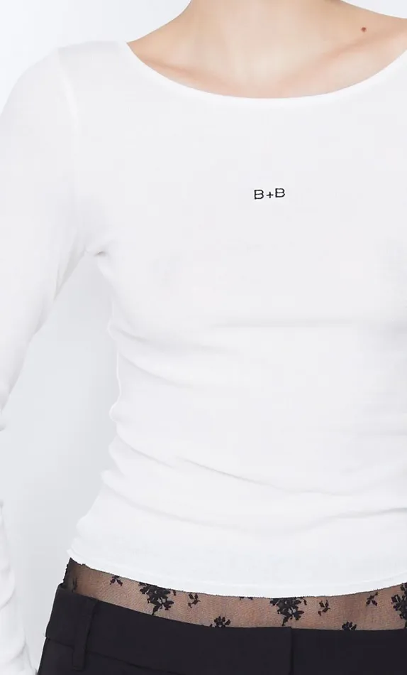 Women BB LONG SLEEVE TOP 8211 IVORY Bec Bridge Long Sleeve