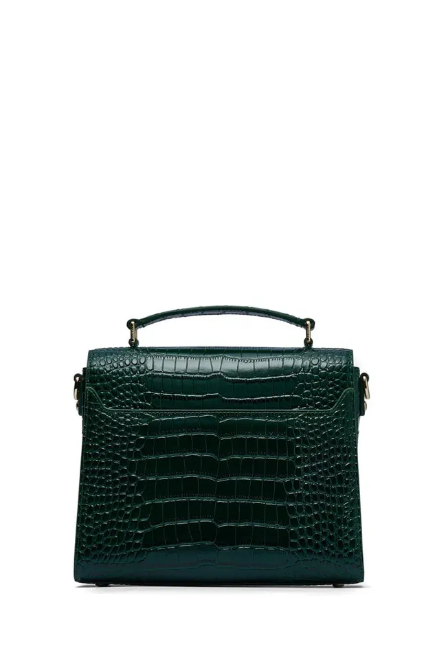 Women Bags Holland Cooper Cheltenham Bag Emerald Croc