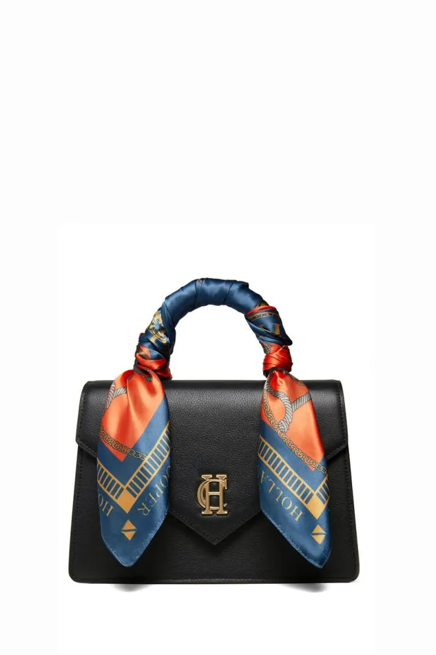 Women Bags Holland Cooper Dowdeswell Scarf Bag Black