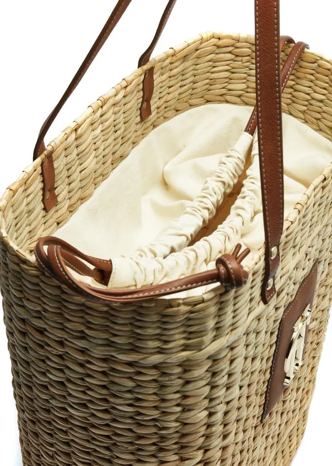 Women Bags Holland Cooper Paloma Straw Tote Natural Tan Women Bags Holland Cooper Paloma Straw Tote Natural Tan