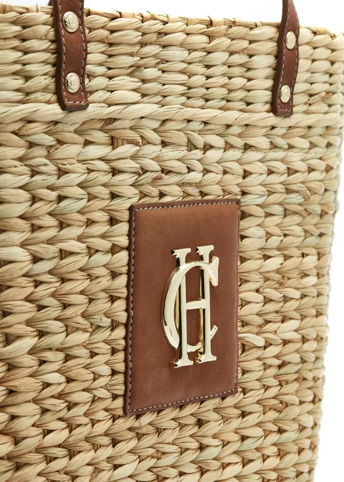 Women Bags Holland Cooper Paloma Straw Tote Natural Tan Women Bags Holland Cooper Paloma Straw Tote Natural Tan
