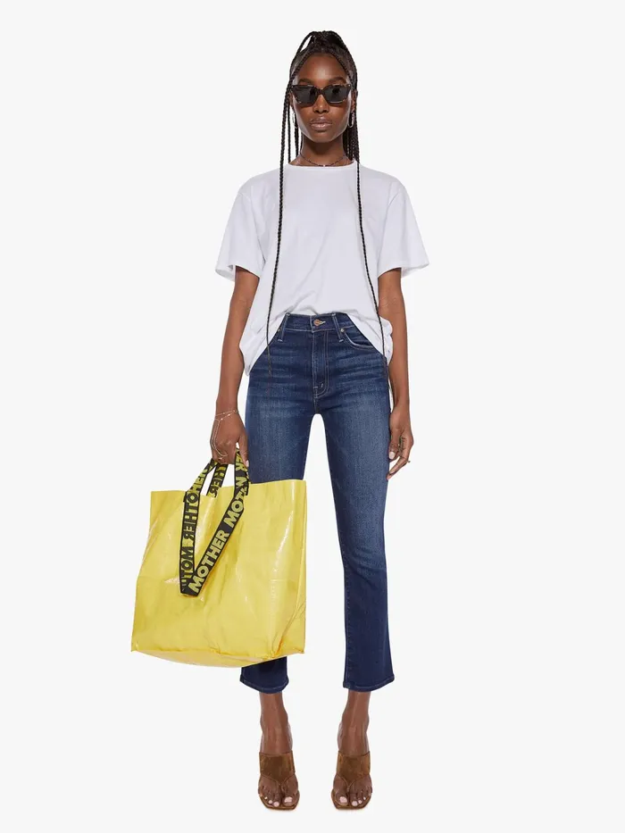 Women BagsWallets Mother Denim The Shopping Bag Duo Yellow