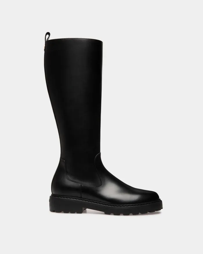 Women Bally Boots and Ankle Boots Gusto Boot In Black Leather Black