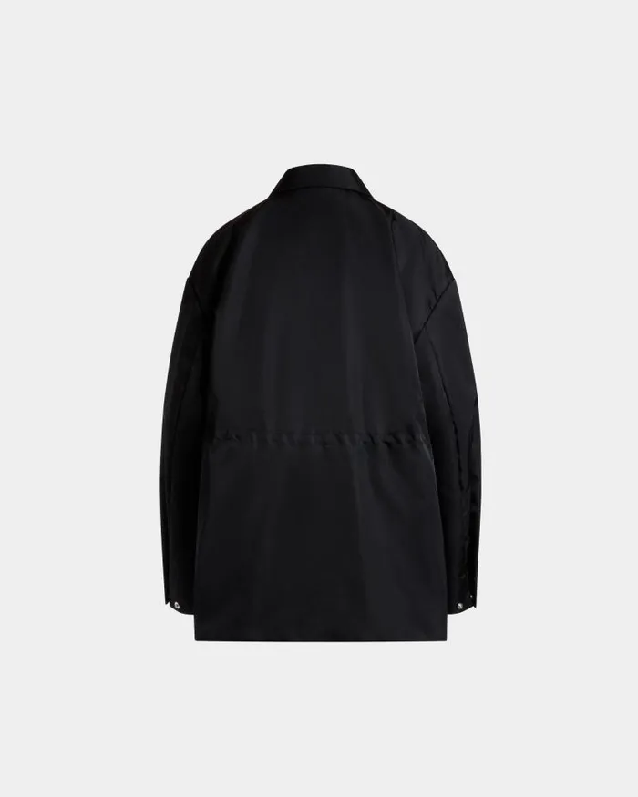 Women Bally Coats and Jackets Jacket In Black Nylon Black Women Bally Coats and Jackets Jacket In Black Nylon Black