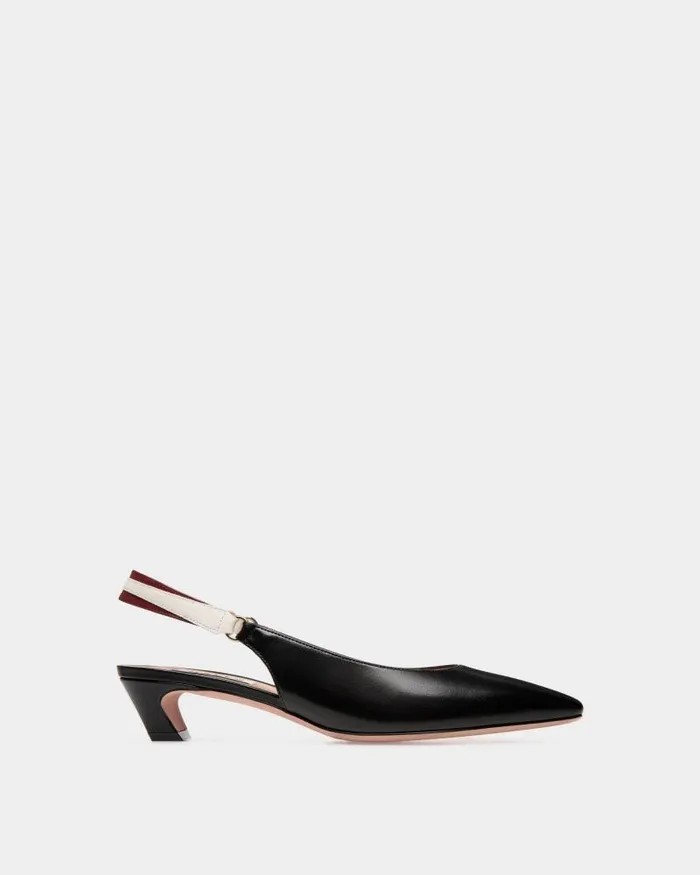 Women Bally Pumps Sylt Slingback Pump In Black Nappa Leather Black