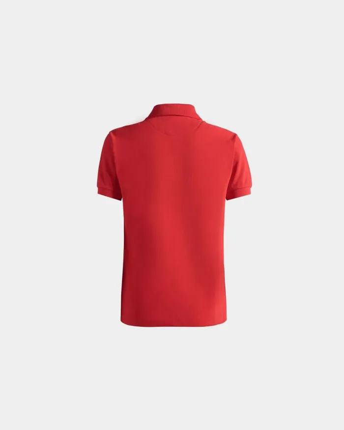 Women Bally Shirts and TShirts Short Sleeve Polo In Red Cotton Red Women Bally Shirts and TShirts Short Sleeve Polo In Red Cotton Red