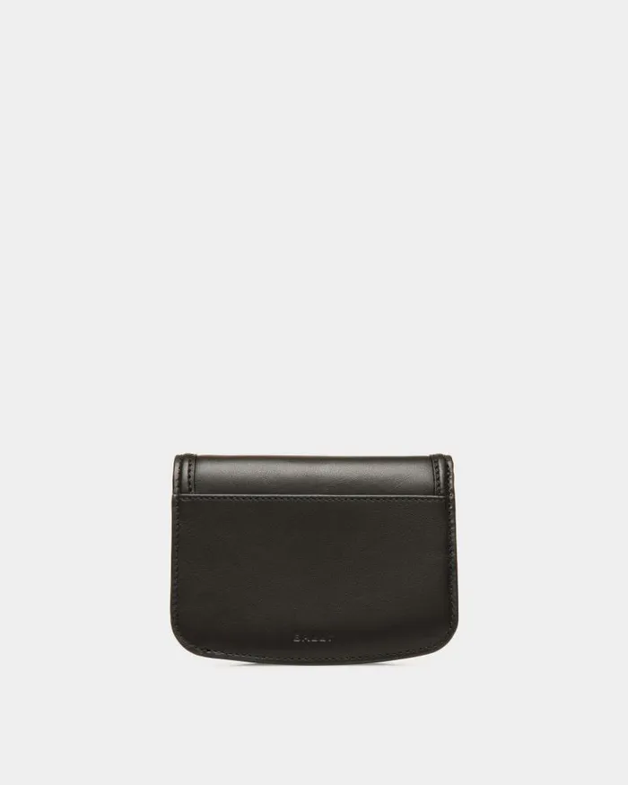 Women Bally Wallets and Card Holders Deco Wallet In Black Leather Black Women Bally Wallets and Card Holders Deco Wallet In Black Leather Black