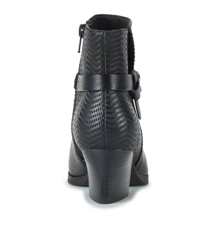 Women Baretraps Booties Linda Block Heel Bootie Black
