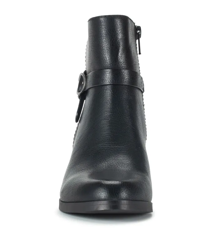 Women Baretraps Booties Linda Block Heel Bootie Black