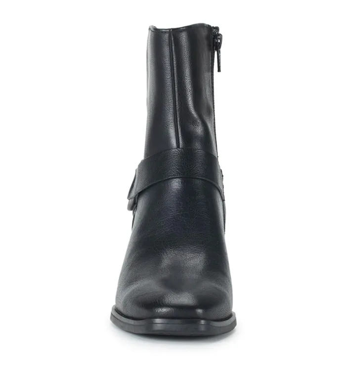 Women Baretraps Booties Tiana Block Heel Bootie Black