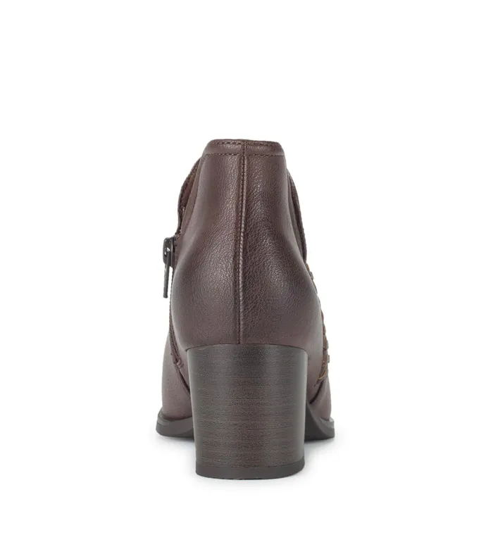 Women Baretraps Booties Tristen Ankle Bootie Dark Brown