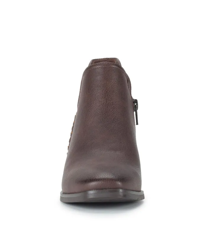 Women Baretraps Booties Tristen Ankle Bootie Dark Brown