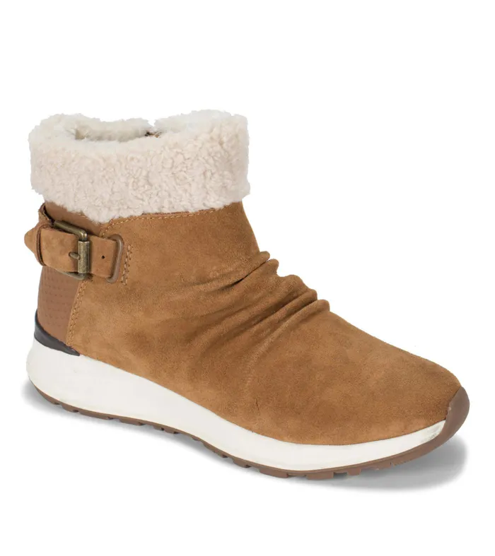 Women Baretraps Cold Weather Boots Becki Cold Weather Bootie Cognac Multi Suede