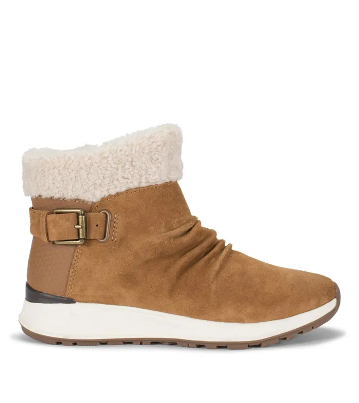Women Baretraps Cold Weather Boots Becki Cold Weather Bootie Cognac Multi Suede