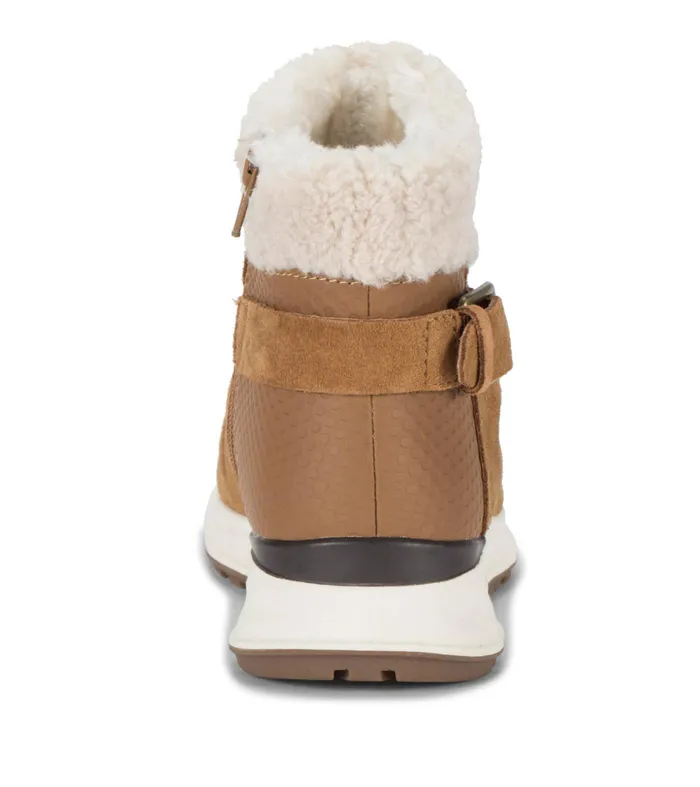 Women Baretraps Cold Weather Boots Becki Cold Weather Bootie Cognac Multi Suede