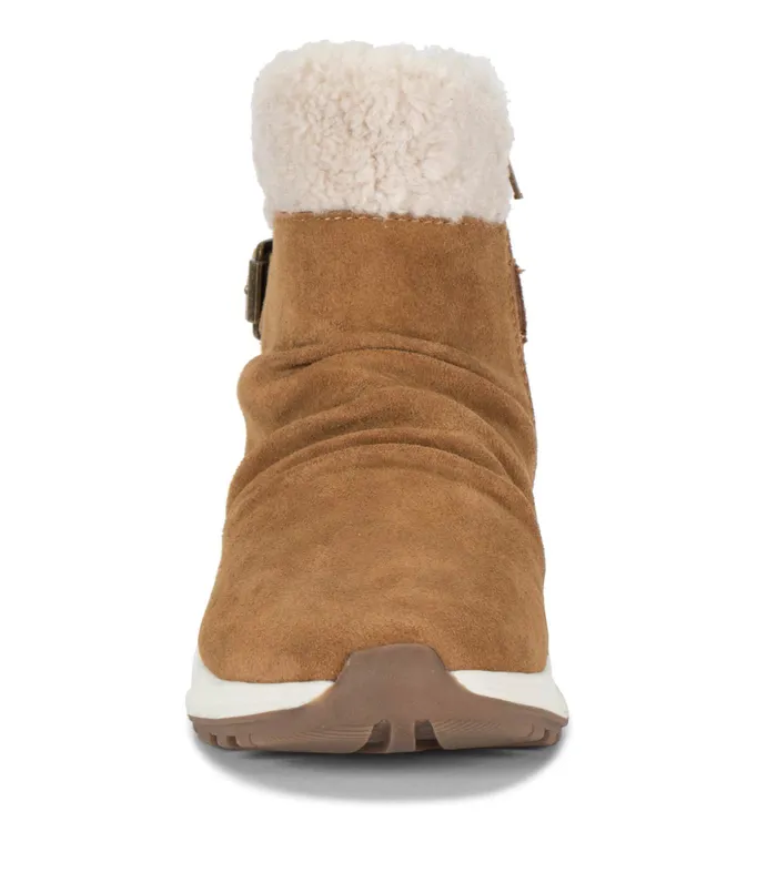 Women Baretraps Cold Weather Boots Becki Cold Weather Bootie Cognac Multi Suede