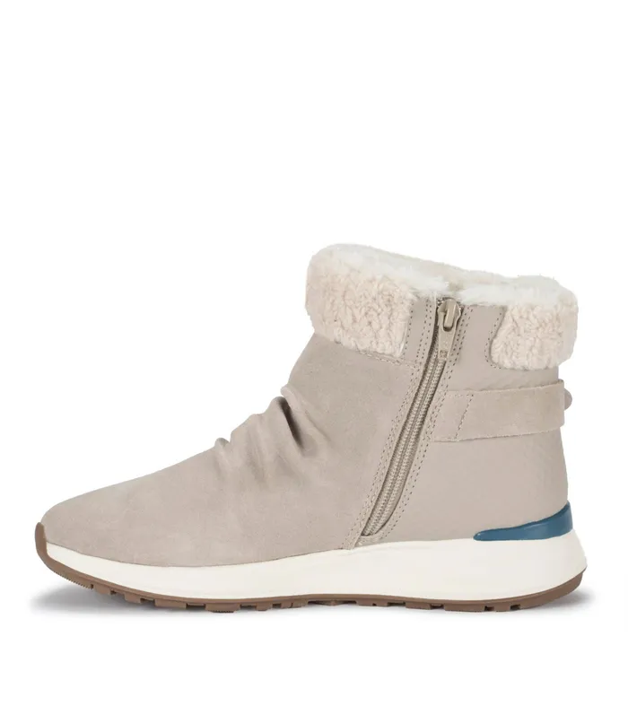 Women Baretraps Cold Weather Boots Becki Cold Weather Bootie Stone Suede