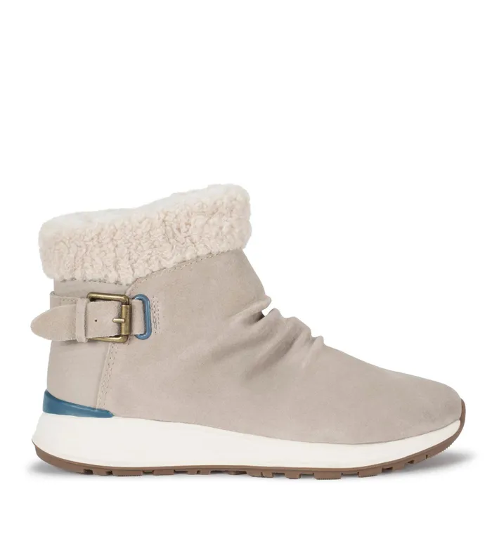 Women Baretraps Cold Weather Boots Becki Cold Weather Bootie Stone Suede