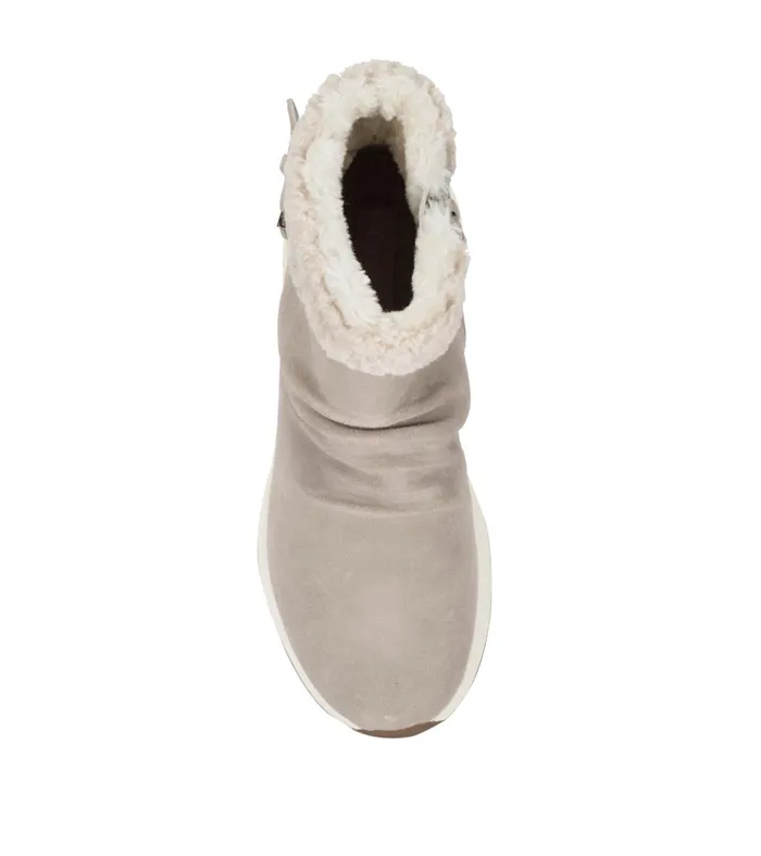 Women Baretraps Cold Weather Boots Becki Cold Weather Bootie Stone Suede