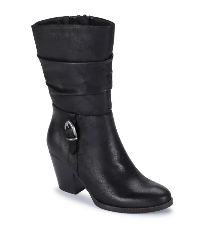 Women Baretraps Knee High Boots Cheyenne Mid Calf Boot Black