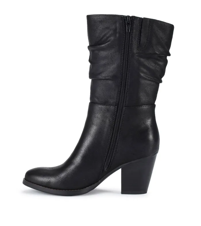 Women Baretraps Knee High Boots Cheyenne Mid Calf Boot Black