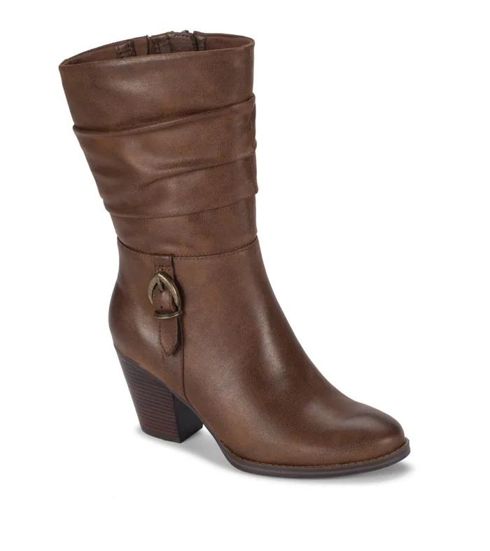 Women Baretraps Knee High Boots Cheyenne Mid Calf Boot Brush Brown