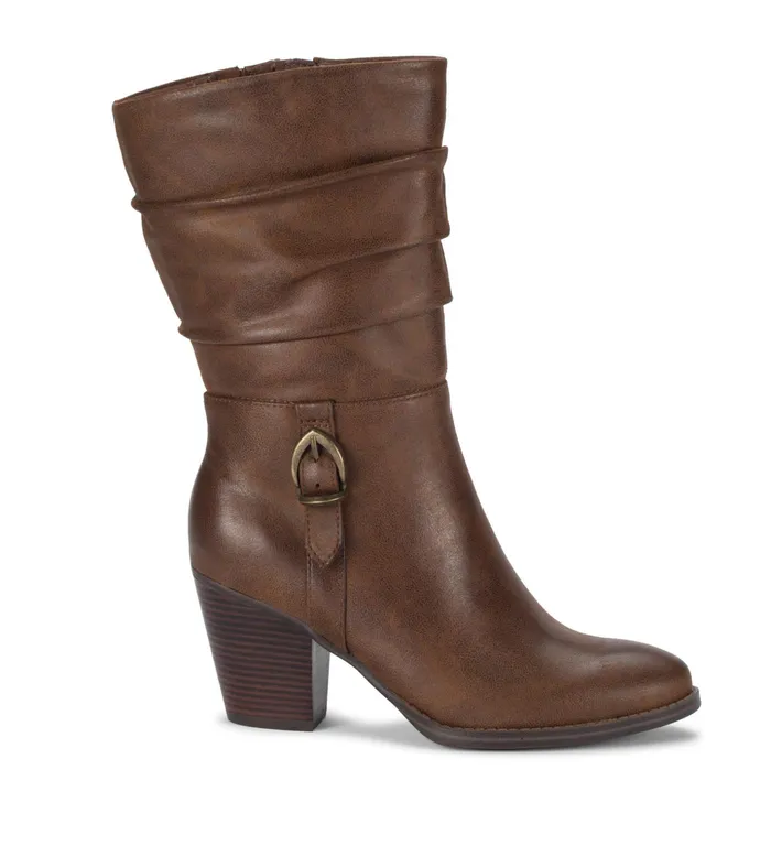 Women Baretraps Knee High Boots Cheyenne Mid Calf Boot Brush Brown