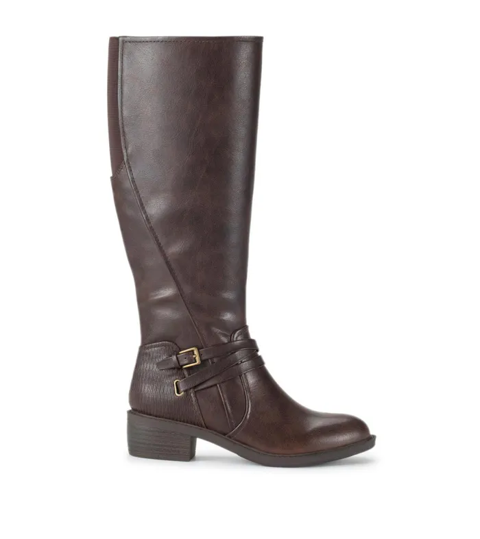 Women Baretraps Knee High Boots Stratford Riding Boot Dark Brown