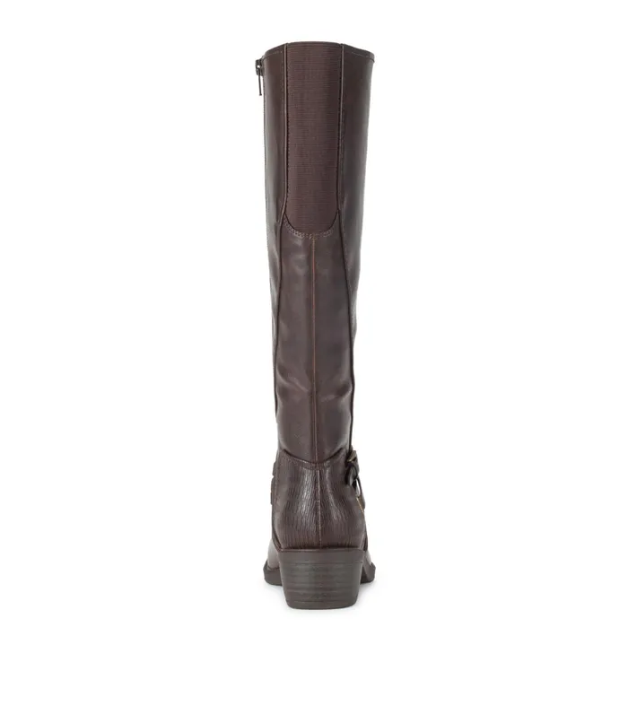 Women Baretraps Knee High Boots Stratford Riding Boot Dark Brown