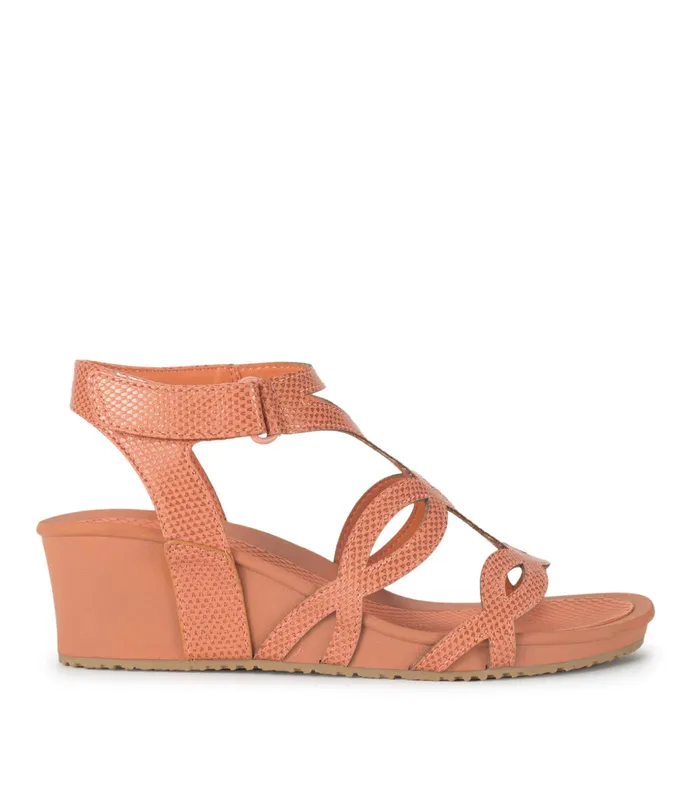 Women Baretraps Rebound Sandals Raeanne Wedge Sandal Ginger