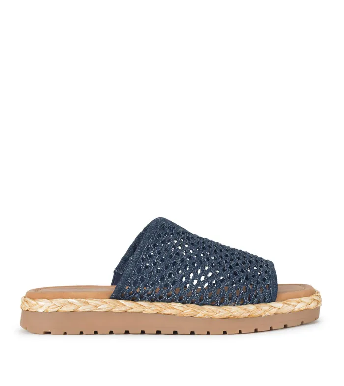 Women Baretraps Slides and Slip On Sandals Tasmine Slide Sandal Dark Denim
