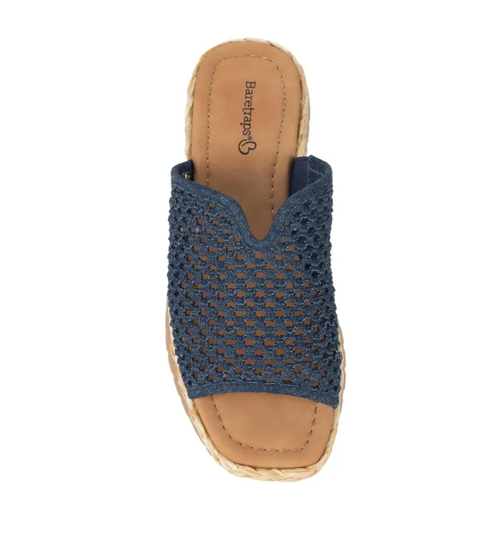 Women Baretraps Slides and Slip On Sandals Tasmine Slide Sandal Dark Denim