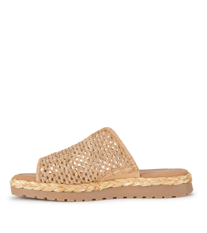 Women Baretraps Slides and Slip On Sandals Tasmine Slide Sandal Natural Cork
