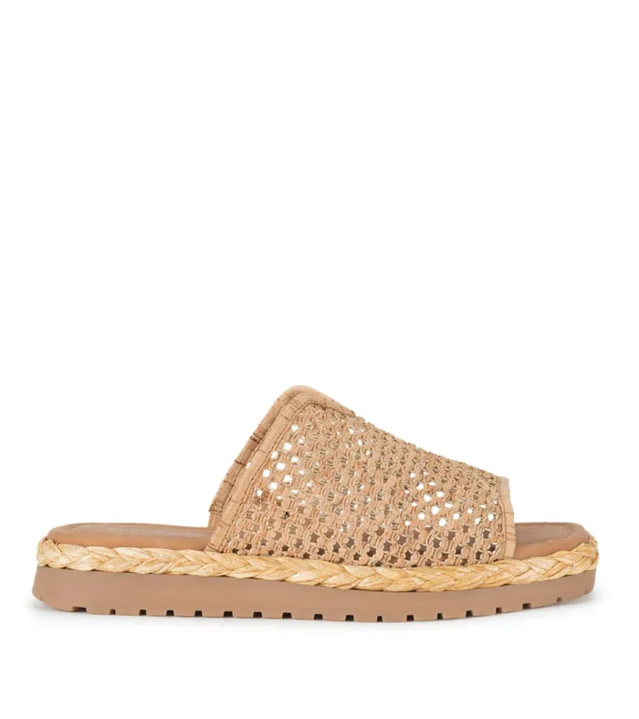 Women Baretraps Slides and Slip On Sandals Tasmine Slide Sandal Natural Cork
