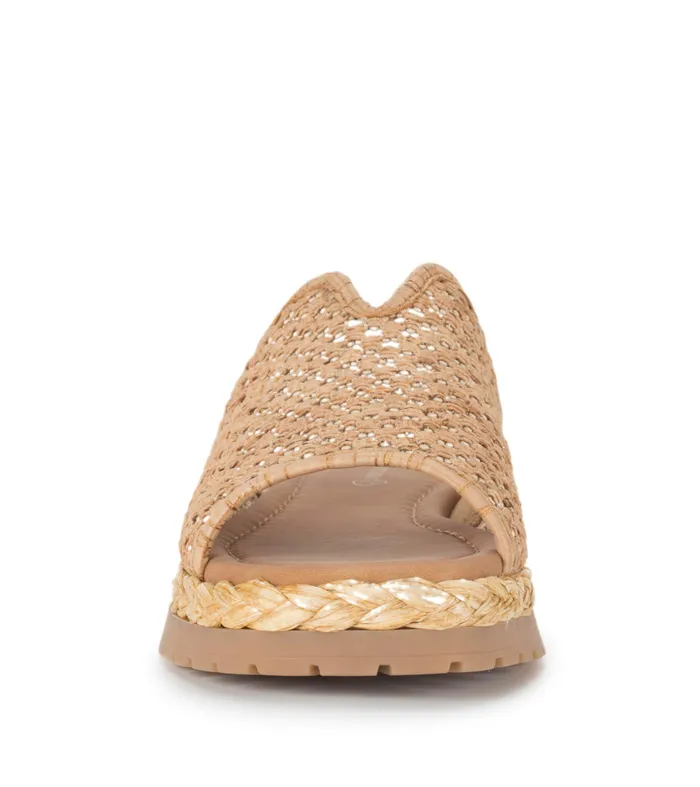 Women Baretraps Slides and Slip On Sandals Tasmine Slide Sandal Natural Cork