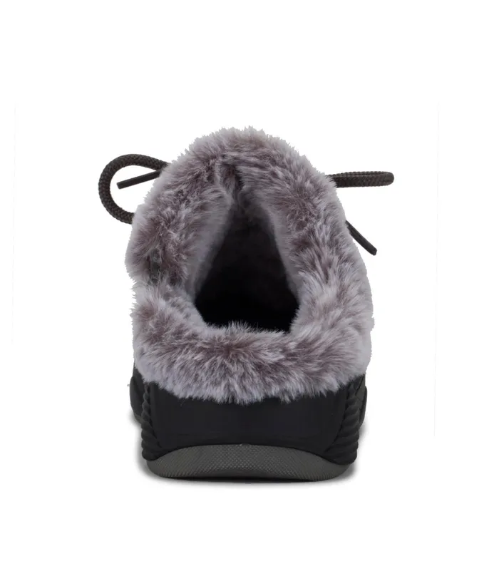 Women Baretraps Slippers Landon Clog Slipper Dark Grey Zebra