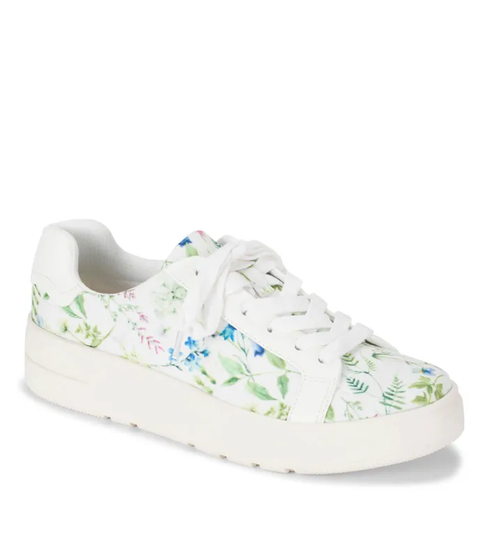 Women Baretraps Sneakers Nishelle Lace Up Sneaker Whitemulti Flower Canvas