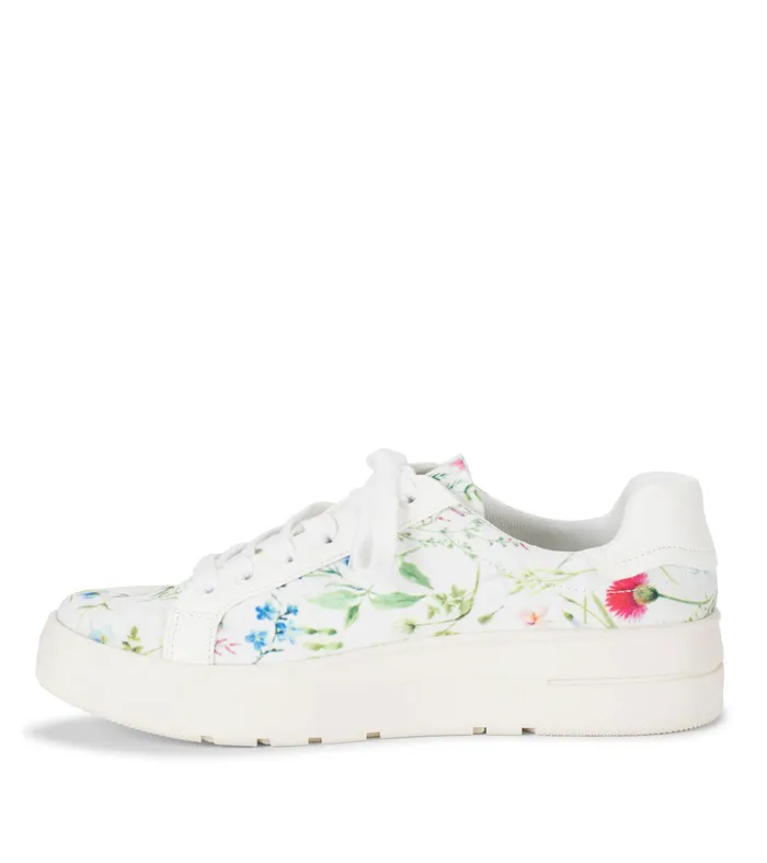 Women Baretraps Sneakers Nishelle Lace Up Sneaker Whitemulti Flower Canvas