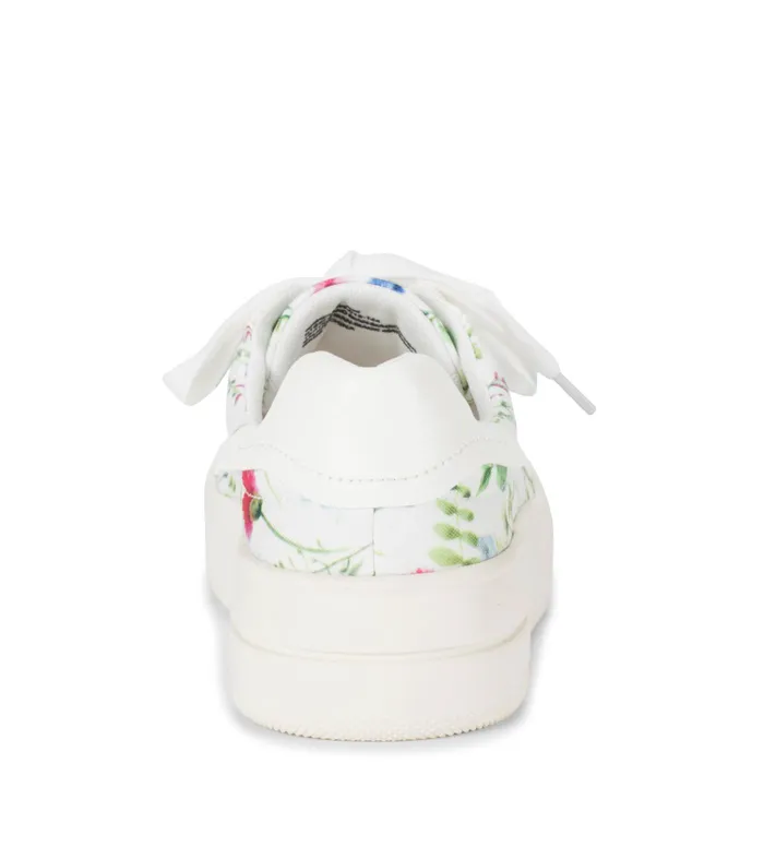 Women Baretraps Sneakers Nishelle Lace Up Sneaker Whitemulti Flower Canvas