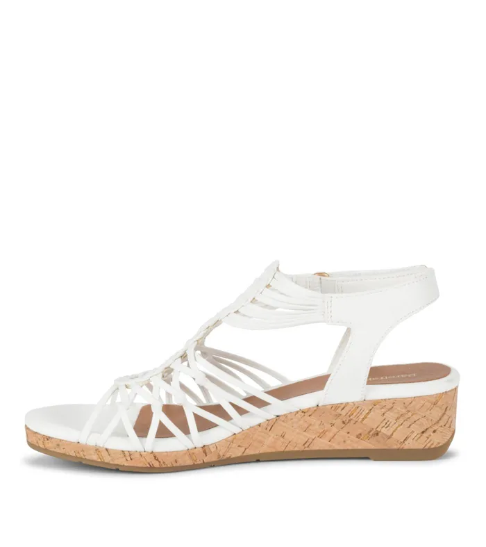 Women Baretraps Wedge Sandals Areana Wedge Sandal White
