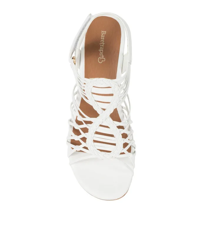 Women Baretraps Wedge Sandals Areana Wedge Sandal White