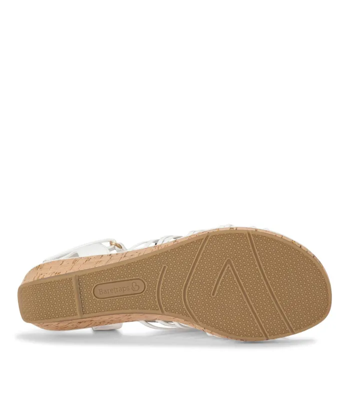 Women Baretraps Wedge Sandals Areana Wedge Sandal White