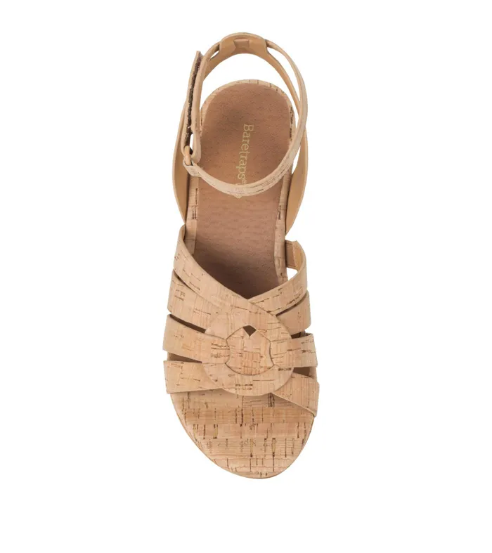 Women Baretraps Wedge Sandals Bonita Wedge Sandal Natural Cork