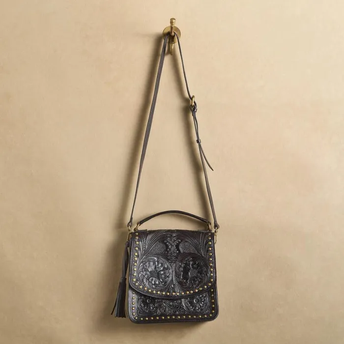 Women Baroque Tooled Bag Black Sundance Catalog Handbags Women Baroque Tooled Bag Black Sundance Catalog Handbags