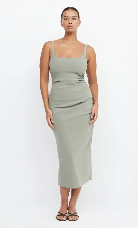 Women BE MINE SQUARE NECK DRESS 8211 SAGE Bec Bridge Bridesmaid Dresses