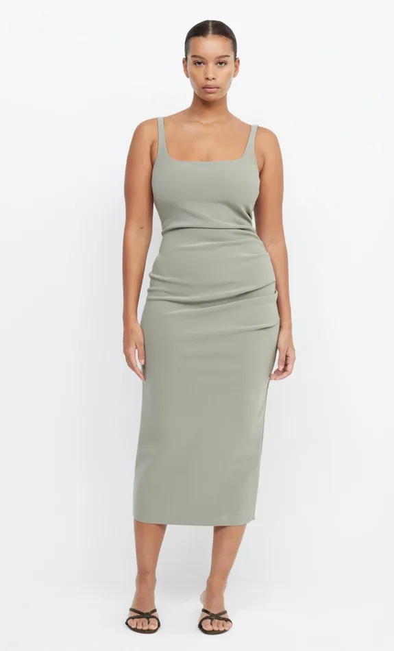 Women BE MINE SQUARE NECK DRESS 8211 SAGE Bec Bridge Bridesmaid Dresses