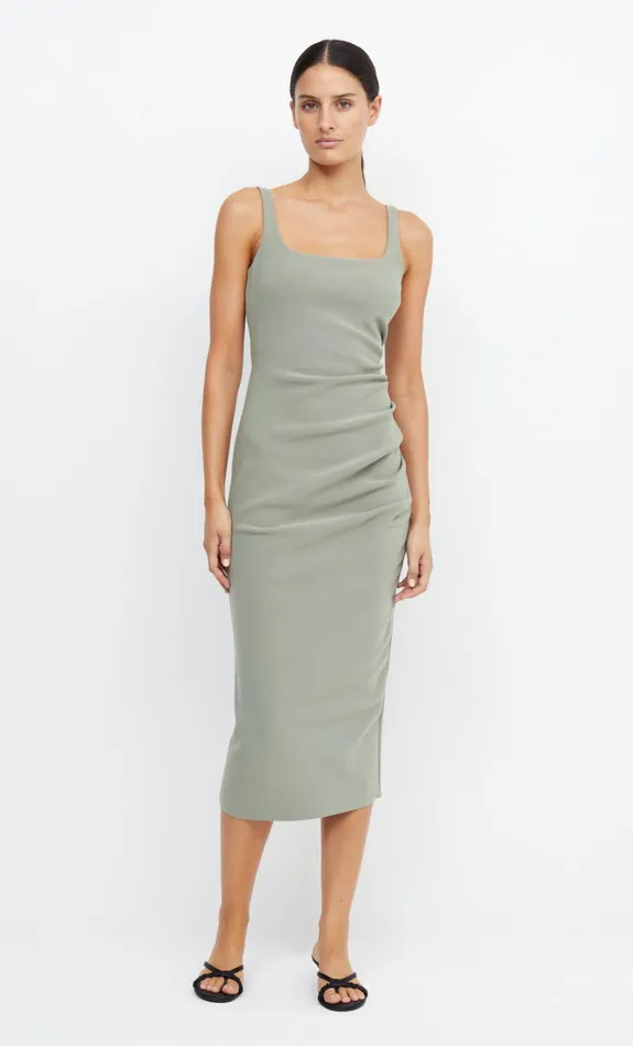 Women BE MINE SQUARE NECK DRESS 8211 SAGE Bec Bridge Bridesmaid Dresses
