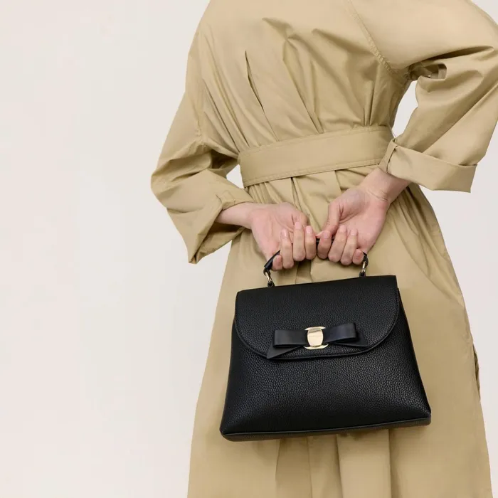 Women Belle Handbag Black Fiorelli Grab Bags