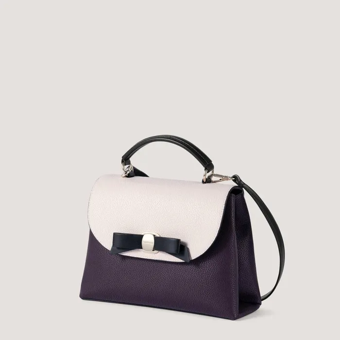 Women Belle Handbag Burgundy Black White Fiorelli Grab Bags